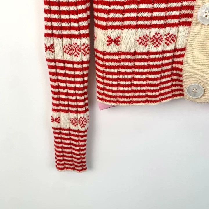 Miu Miu MiuMiu Colorblock Stripe Intarsia Wool Knit Dress Size S / US 4 / IT 40 - 4 Thumbnail