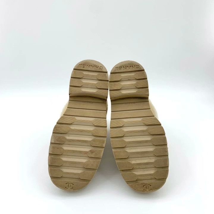 Chanel Chanel Brown Logo Round-Toe Short Boots Size US 5 / IT 35 - 5 Thumbnail