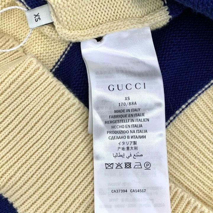 Gucci Gucci Striped V-Neck Knit Cardigan Size XS / US 0-2 / IT 36-38 - 6 Thumbnail