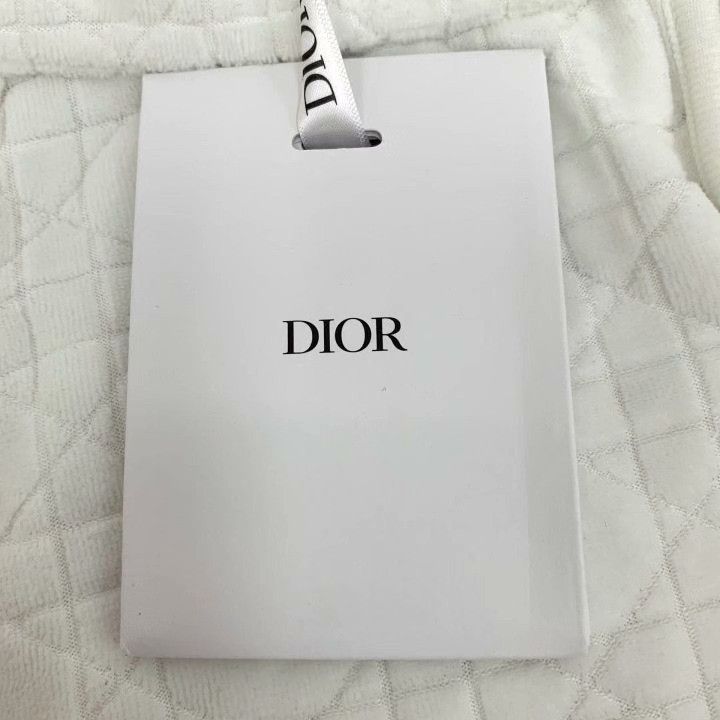 Dior Christian Dior White Diamond Pattern Cotton Shorts Size 22" - 6 Thumbnail