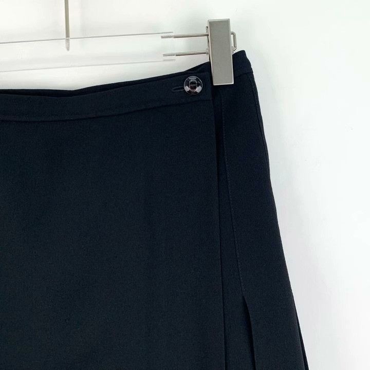 Dior Dior Black Logo Buckle Pleated Short Skirt Size 38" / US 16 / IT 52 - 3 Thumbnail