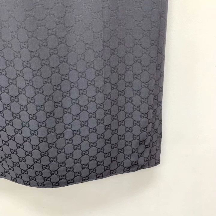 Gucci Gucci Black Logo Pattern Back Slit Skirt Size 38" / US 16 / IT 52 - 4 Thumbnail