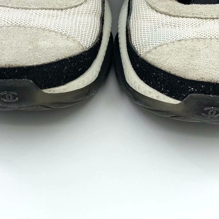 Chanel Chanel Logo Lace-Up Casual Sneakers Size US 6.5 / IT 36.5 - 9 Thumbnail