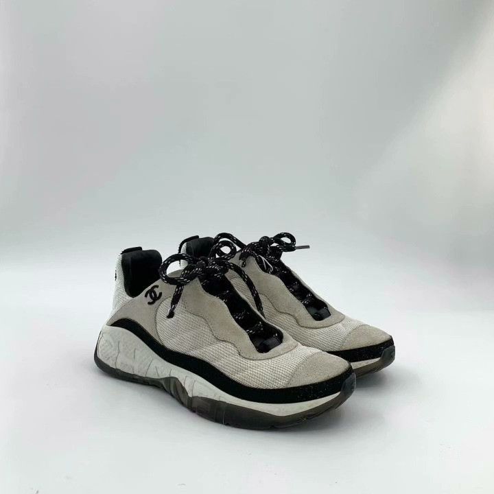 Chanel Chanel Logo Lace-Up Casual Sneakers Size US 6.5 / IT 36.5 - 2 Thumbnail