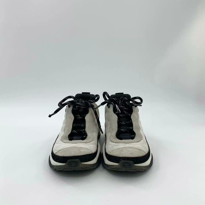 Chanel Chanel Logo Lace-Up Casual Sneakers Size US 6.5 / IT 36.5 - 3 Thumbnail