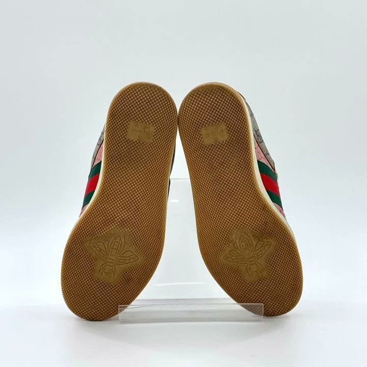 Gucci Gucci Screener Logo Sneakers Size US 4.5 / IT 34.5 - 5 Thumbnail