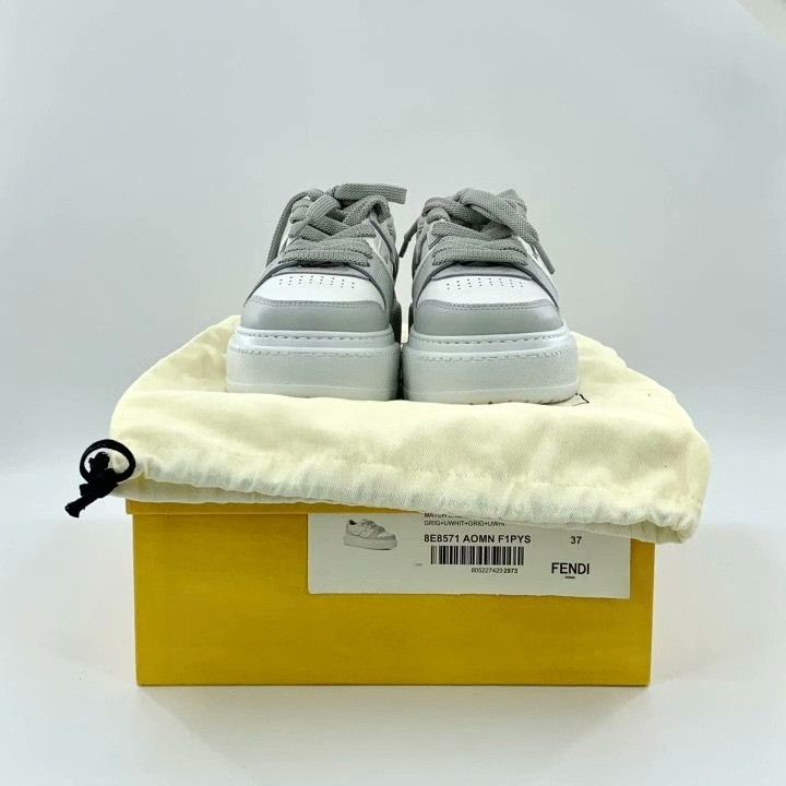 Fendi Fendi Match Double F Lace-Up Sneakers Size US 6 / IT 36 - 8 Thumbnail