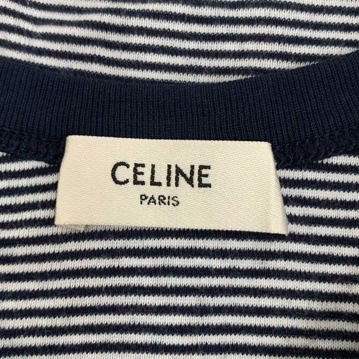Celine Celine Colorblock Stripe Triomphe Embroidery Knit Vest Size S / US 4 / IT 40 - 6 Thumbnail