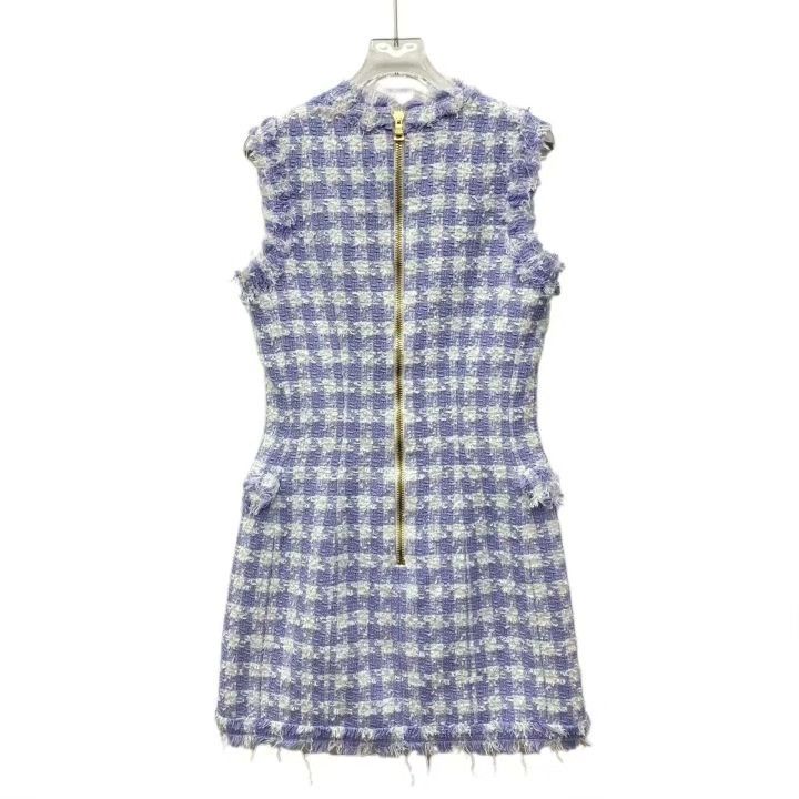 Balmain Balmain Sleeveless Tweed Dress Size XS / US 0-2 / IT 36-38 - 2 Thumbnail