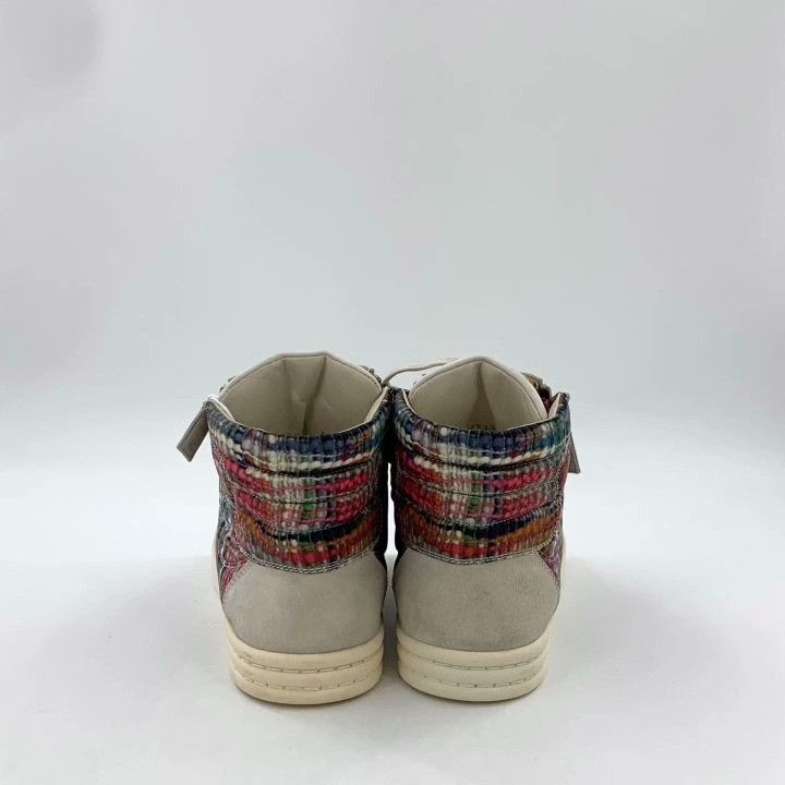 Chanel Chanel Logo Woven Lace-Up Casual Sneakers Size US 8 / IT 38 - 4 Thumbnail