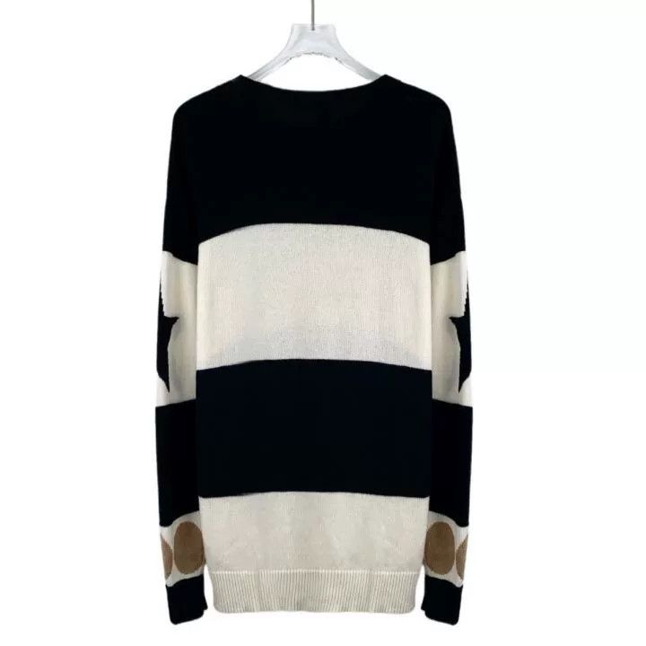 Max Mara MaxMara Color-Block Stripe Intarsia Sweater Size M / US 6-8 / IT 42-44 - 2 Thumbnail