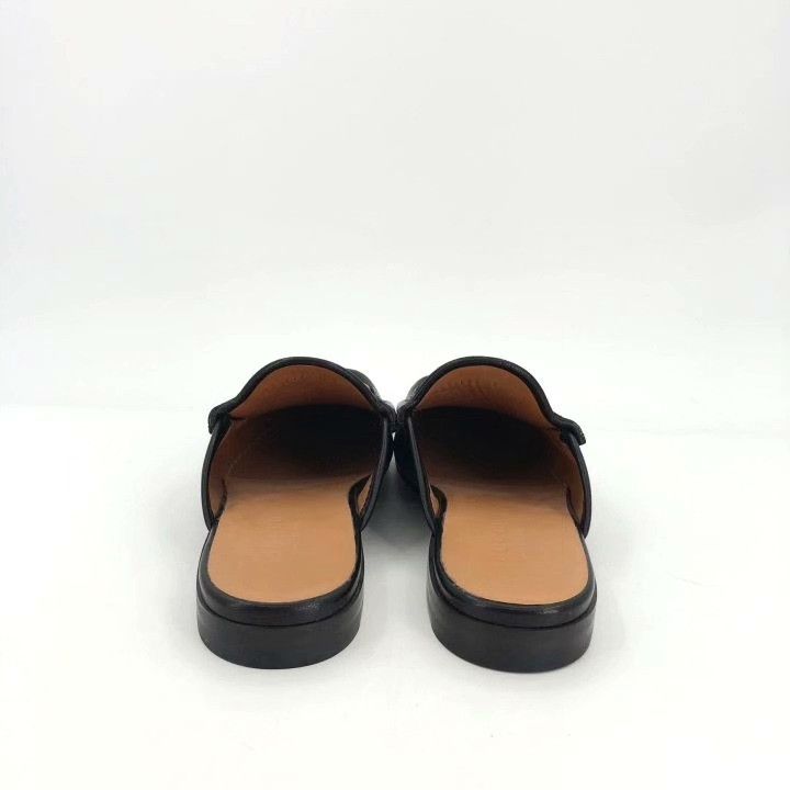 Gucci Gucci Leather Horsebit Round-Toe Slides Size US 6 / IT 36 - 4 Thumbnail
