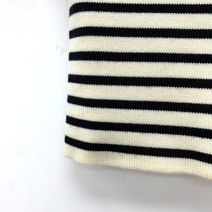 Celine Celine Colorblock Stripe Gold Button Wool Tube Top Size S / US 4 / IT 40 - 4 Thumbnail