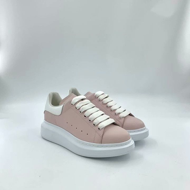 Alexander McQueen Alexander McQueen Pink Lace-Up Sneakers Size US 6.5 / IT 36.5 - 2 Thumbnail