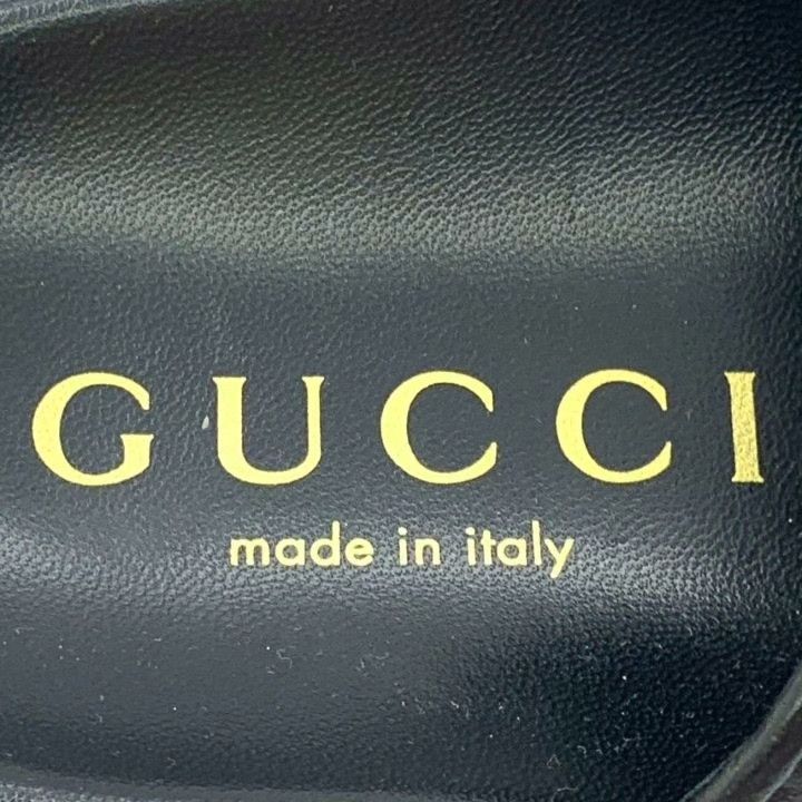 Gucci Gucci Black Double G Diamond Slide Sandals Size US 6 / IT 36 - 8 Thumbnail