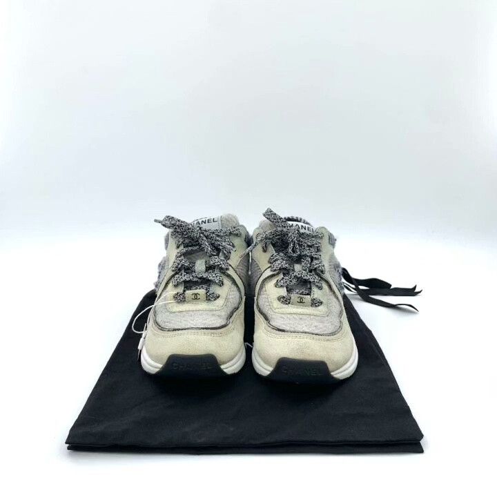 Chanel Chanel Logo Embroidered Casual Sneakers Size US 6 / IT 36 - 8 Thumbnail