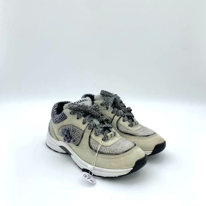 Chanel Chanel Logo Embroidered Casual Sneakers Size US 6 / IT 36 - 2 Thumbnail
