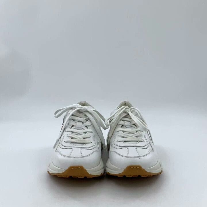Gucci Gucci White Logo Lace-Up Sneakers Size US 7 / IT 37 - 3 Thumbnail