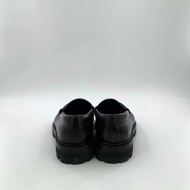 Celine Celine Red-Brown Triomphe Tassel Loafers 39 Size US 8 / IT 38 - 4 Thumbnail