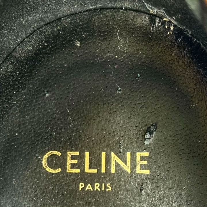 Celine Celine Red-Brown Triomphe Tassel Loafers 39 Size US 8 / IT 38 - 9 Thumbnail
