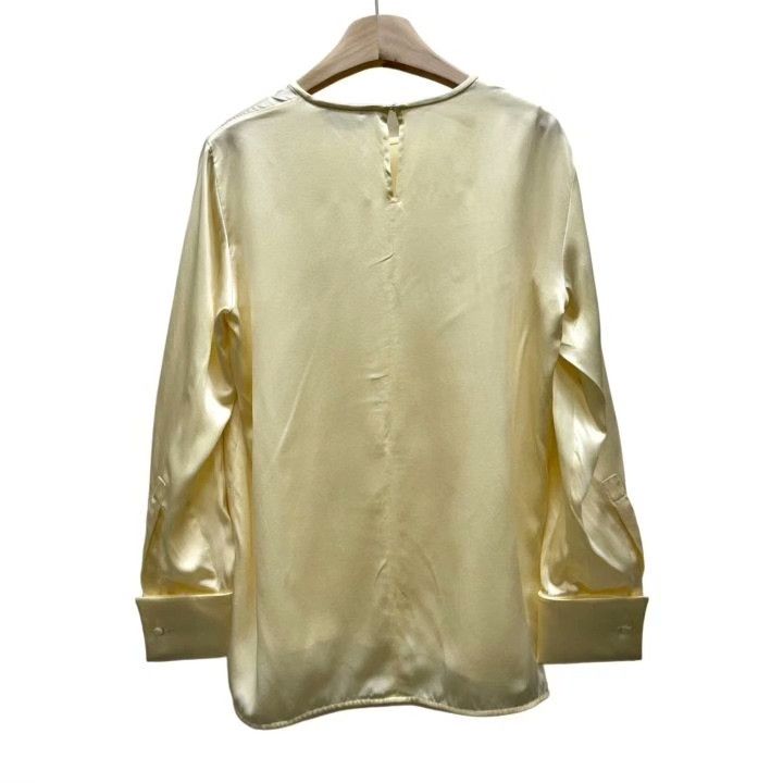 Max Mara MaxMara Yellow Silk Long Sleeve Pajamas Size S / US 4 / IT 40 - 2 Thumbnail