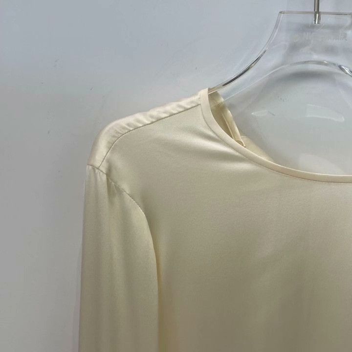 Max Mara MaxMara Yellow Silk Long Sleeve Pajamas Size S / US 4 / IT 40 - 3 Thumbnail