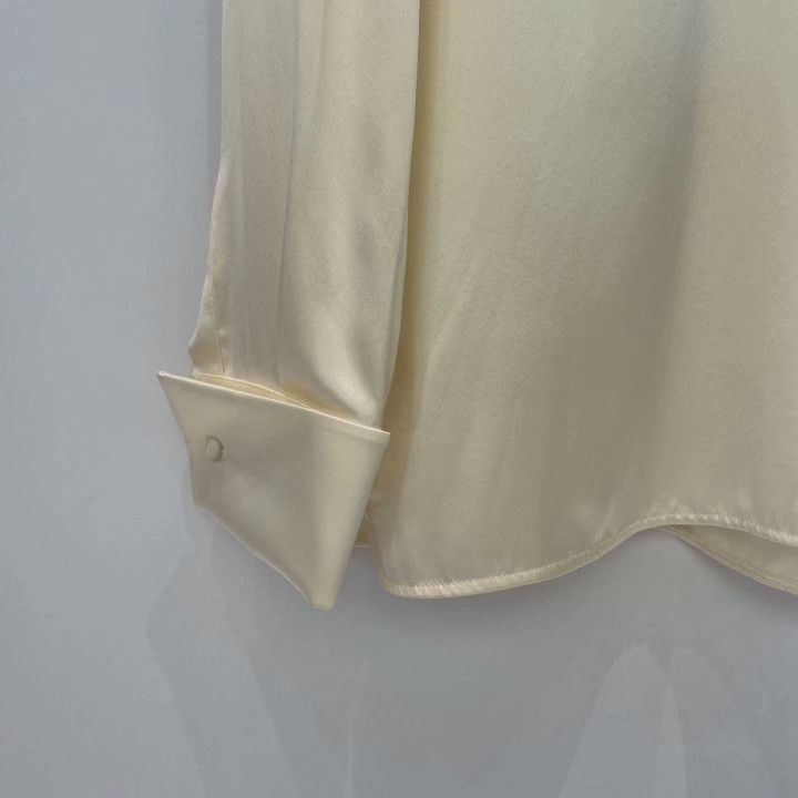 Max Mara MaxMara Yellow Silk Long Sleeve Pajamas Size S / US 4 / IT 40 - 4 Thumbnail