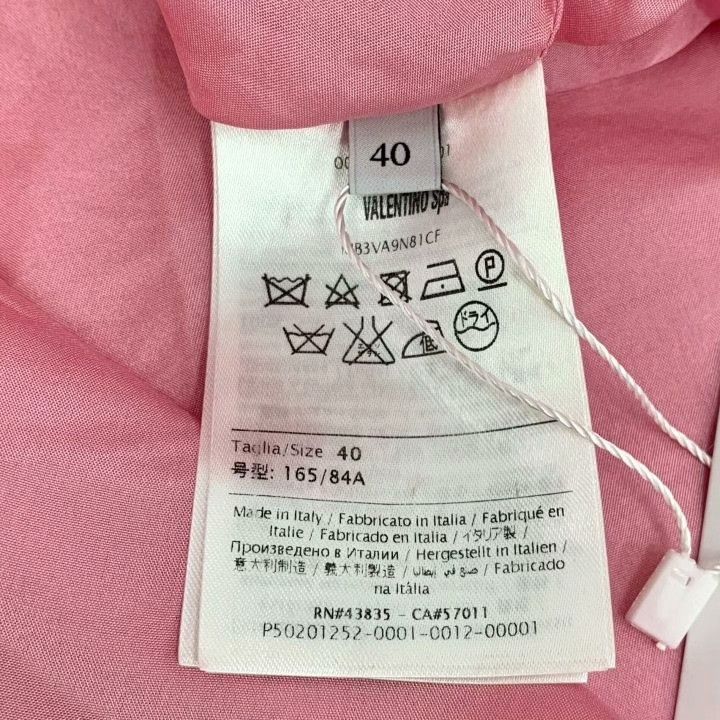 Valentino Valentino Pink Daisy Embroidery Sleeveless Dress Size S / US 4 / IT 40 - 6 Thumbnail