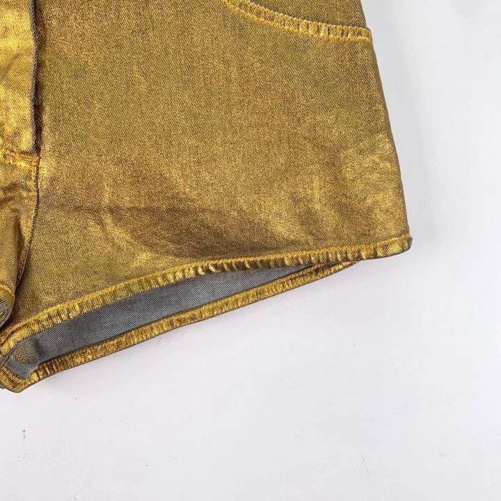 Chanel Chanel Gold Vintage Denim Shorts Size 36" / US 14 / IT 50 - 4 Thumbnail