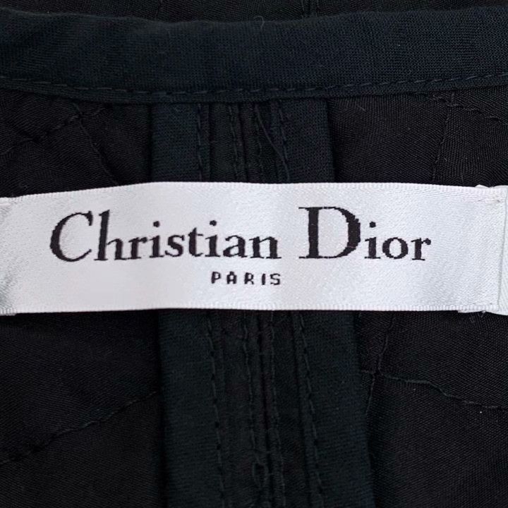 Dior Dior Black Quilted Bee Embroidery Silk Shorts Size 38" / US 16 / IT 52 - 5 Thumbnail