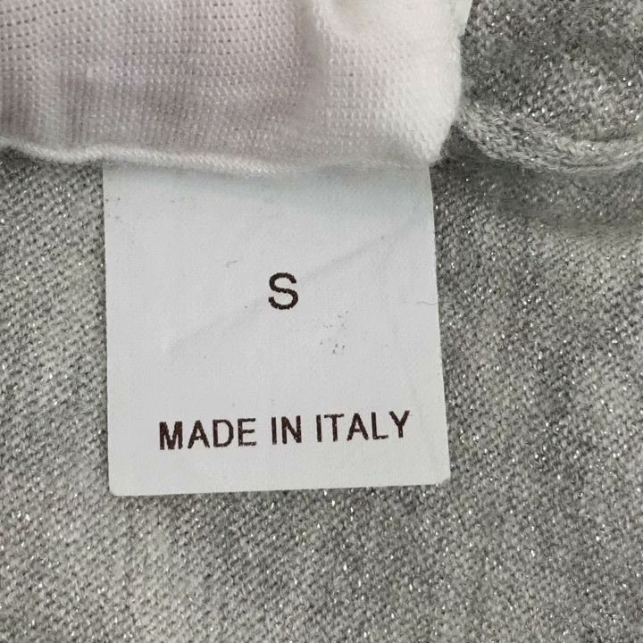 Brunello Cucinelli Brunello Cucinelli Gray Cashmere Short Sleeve T-shirt Size S / US 4 / IT 40 - 6 Thumbnail