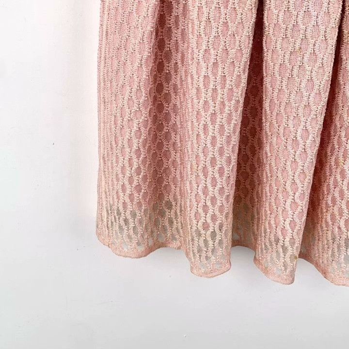 Dior Dior Light Pink Knit Sleeveless Dress Size S / US 4 / IT 40 - 4 Thumbnail