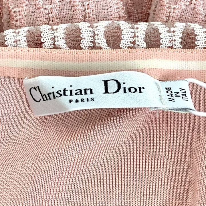 Dior Dior Light Pink Knit Sleeveless Dress Size S / US 4 / IT 40 - 5 Thumbnail