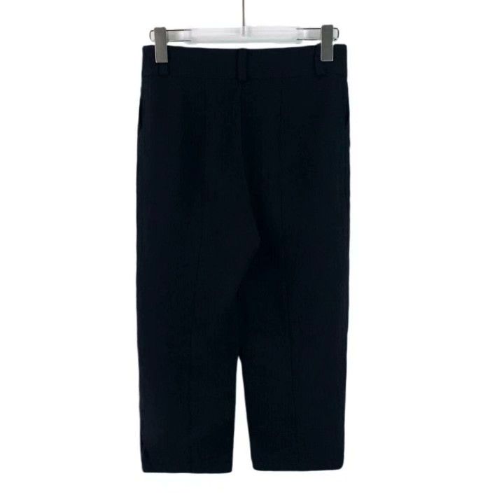 Chanel Chanel Black Logo Wide-Leg Pants Size 36" / US 14 / IT 50 - 2 Thumbnail
