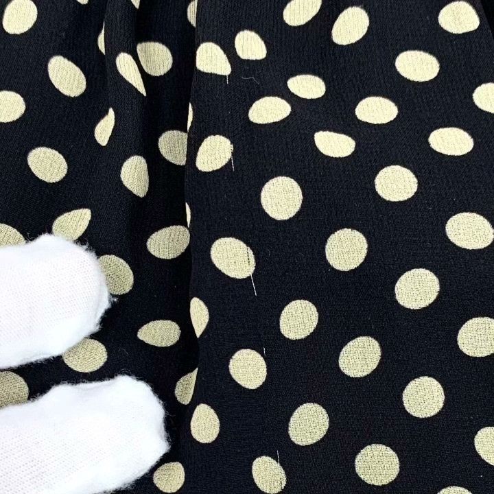 Celine Celine 2022 Black Polka Dot Silk Dress Size S / US 4 / IT 40 - 8 Thumbnail