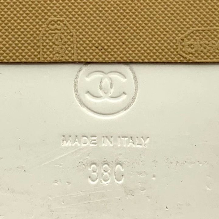 Chanel Chanel Logo Velcro Open-Toe Flat Sandals Size US 7 / IT 37 - 6 Thumbnail