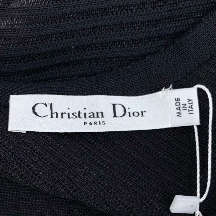 Dior Christian Dior Silk V-Neck Long Sleeve Dress Size XS / US 0-2 / IT 36-38 - 5 Thumbnail