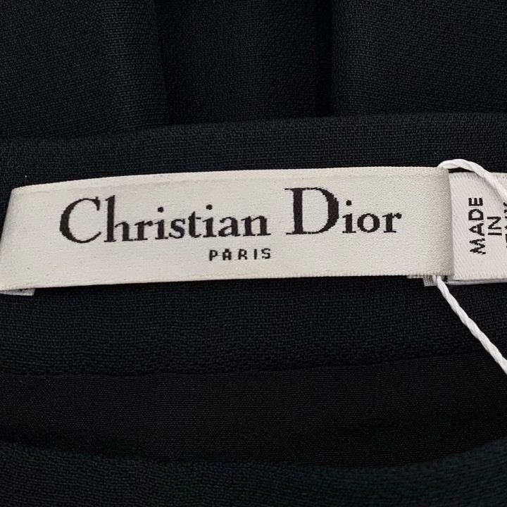 Dior Christian Dior Black Wool Casual Skirt Size 38" / US 16 / IT 52 - 5 Thumbnail