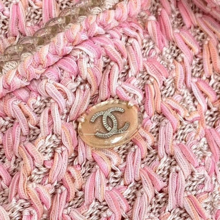 Chanel Chanel Circuit Collection Pink Knit Skirt Size 38" / US 16 / IT 52 - 5 Thumbnail