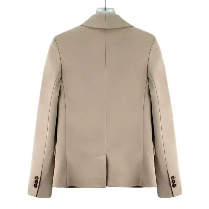 Brunello Cucinelli Brunello Cucinelli Cotton V-Neck Single-Breasted Blazer Size XS / US 0-2 / IT 36-38 - 2 Thumbnail