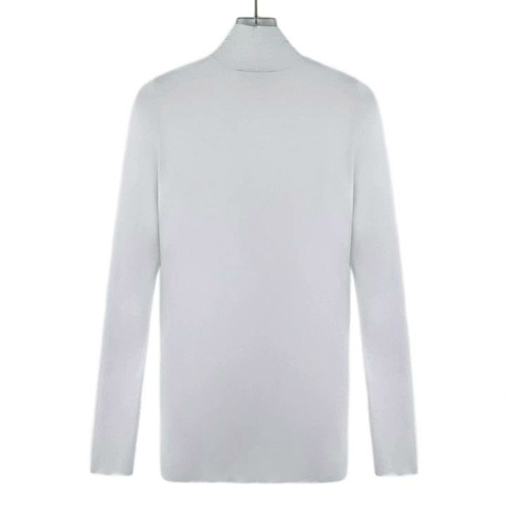 Prada Prada 2022 White Triangle Logo Turtleneck T-Shirt Size S / US 4 / IT 40 - 2 Thumbnail