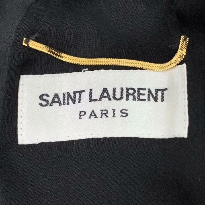 Saint Laurent Paris Saint Laurent Black Velvet Sleeveless Dress Size S / US 4 / IT 40 - 5 Thumbnail