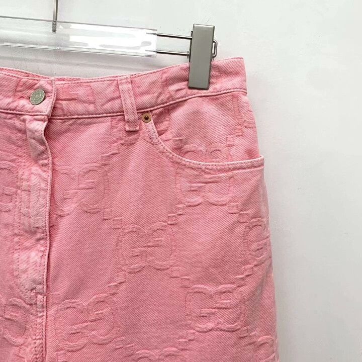 Gucci Gucci Logo Jacquard Cotton Casual Shorts Size 29" - 3 Thumbnail