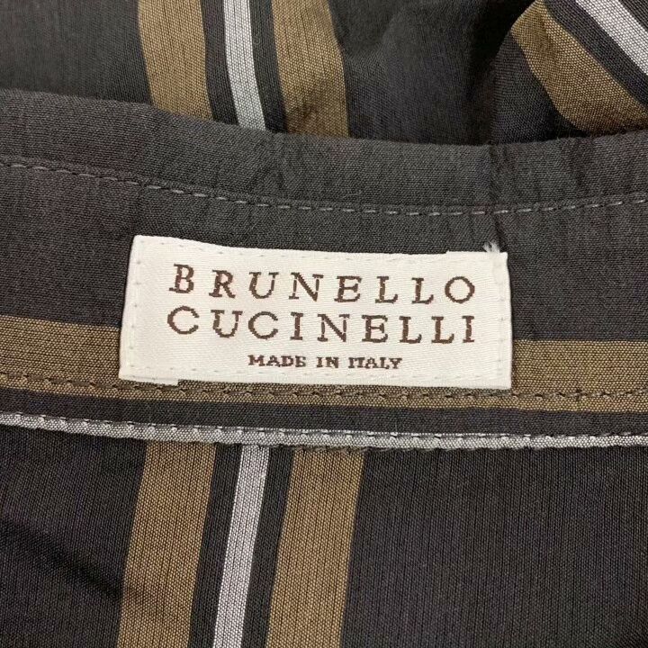 Brunello Cucinelli Brunello Cucinelli Striped Cotton Shirt Size XS / US 0-2 / IT 36-38 - 5 Thumbnail