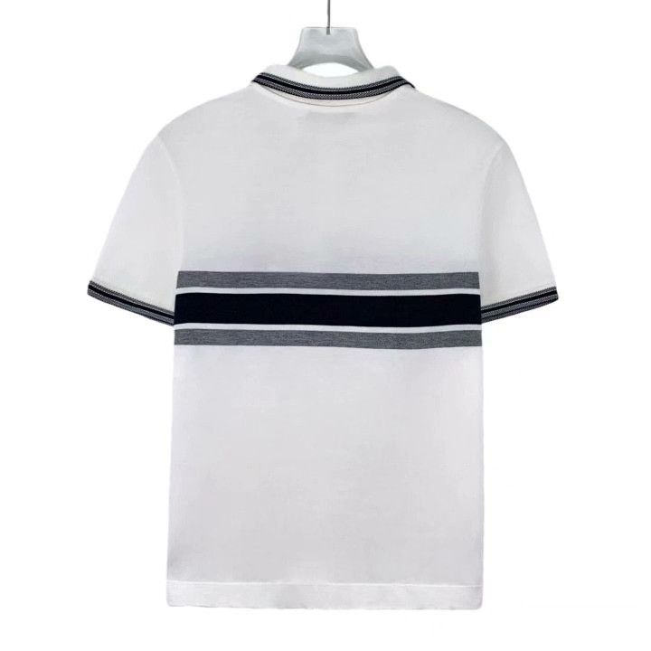 Dior Dior White Logo Cotton Polo T-Shirt Size XS / US 0-2 / IT 36-38 - 2 Thumbnail
