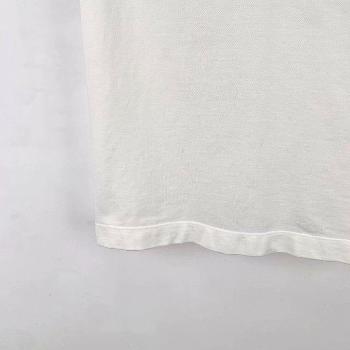 Dior Dior White Logo Cotton Polo T-Shirt Size XS / US 0-2 / IT 36-38 - 5 Thumbnail