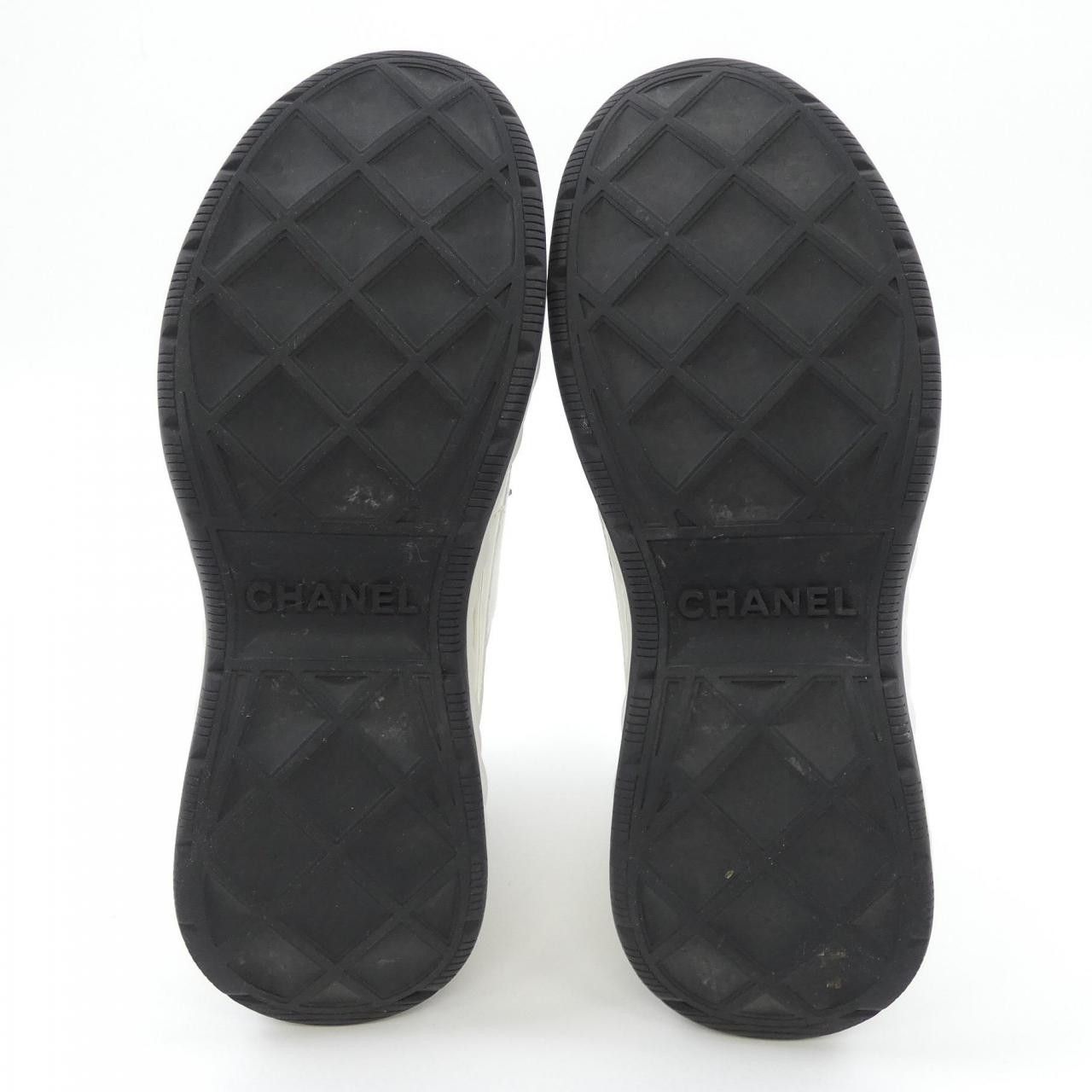Chanel Chanel Chanel Fabric Calfskin Sneakers Textile Shoes G35617Y53646 DUTY FREE for USA Size ONE SIZE - 4 Thumbnail
