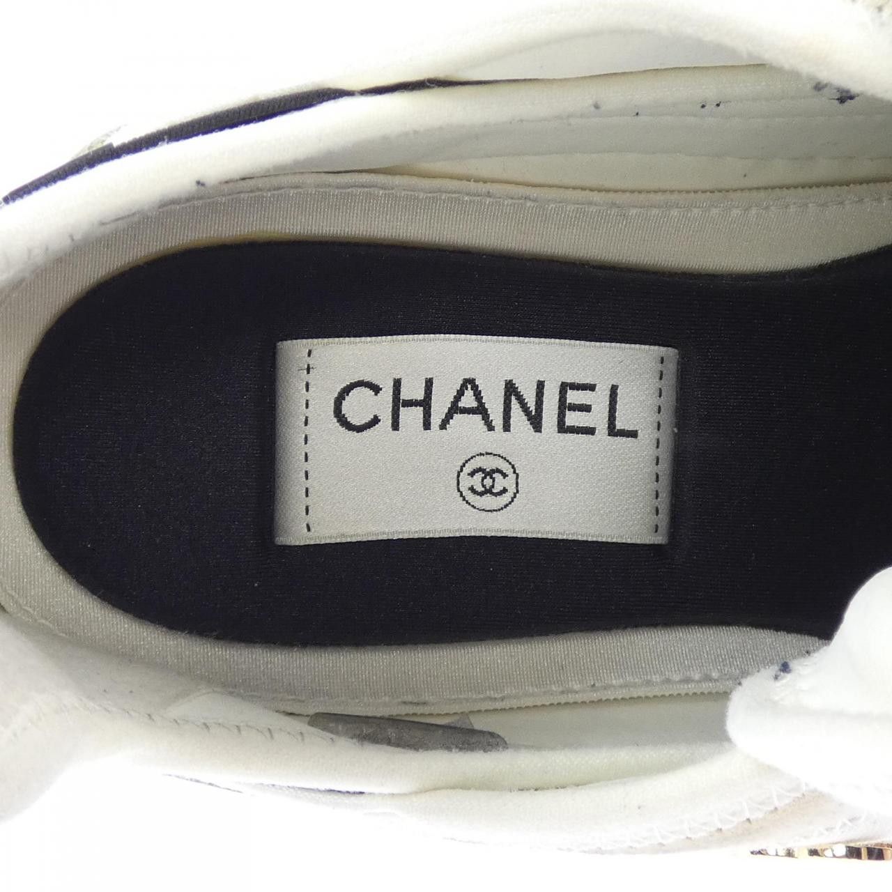Chanel Chanel Chanel Fabric Calfskin Sneakers Textile Shoes G35617Y53646 DUTY FREE for USA Size ONE SIZE - 6 Thumbnail