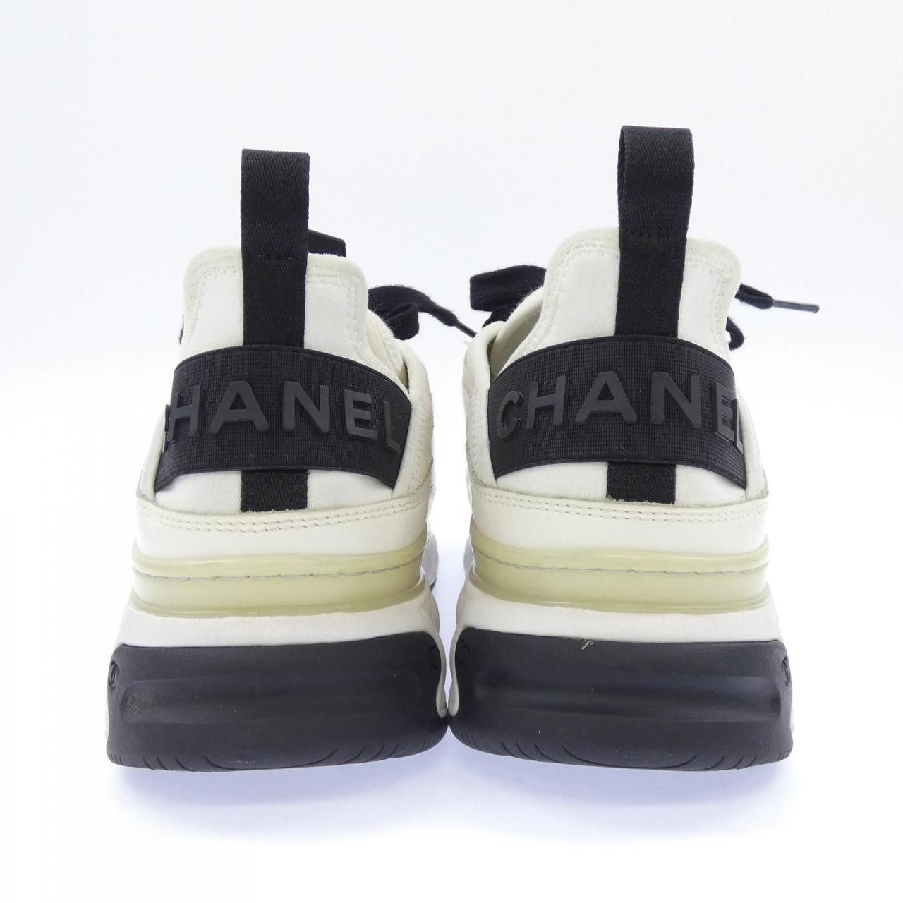 Chanel Chanel Chanel Fabric Calfskin Sneakers Textile Shoes G35617Y53646 DUTY FREE for USA Size ONE SIZE - 5 Thumbnail