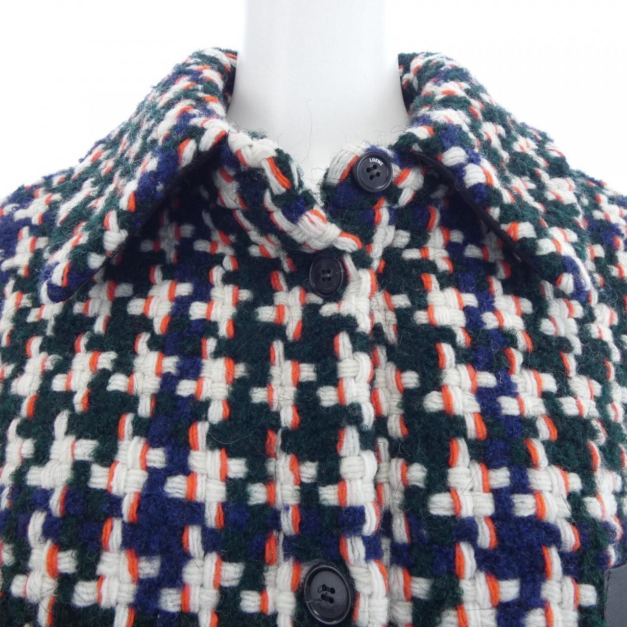 Loewe Loewe Loewe Wool Blend Coat Others Outerwear S359Y02XFP DUTY FREE for USA Size ONE SIZE - 6 Thumbnail
